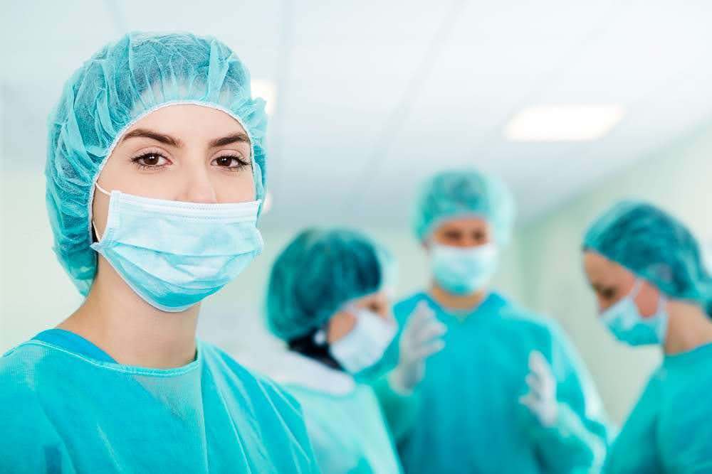 Nurse in hospital.